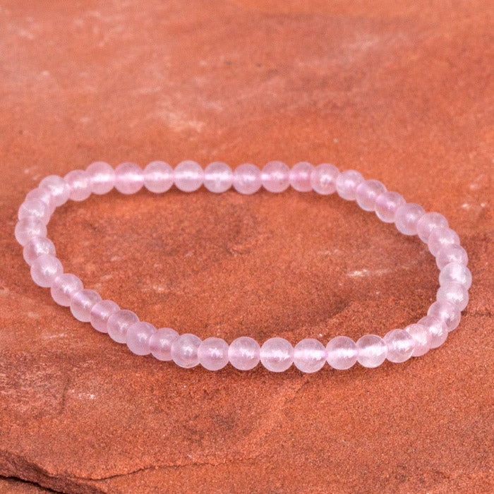 Rose Quartz Bracelet Jewelry: Bracelet Milk and Honey 4mm