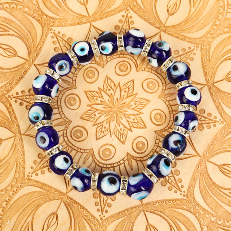 Evil Eye Bracelet Jewelry: Bracelet Milk and Honey Dark Blue 