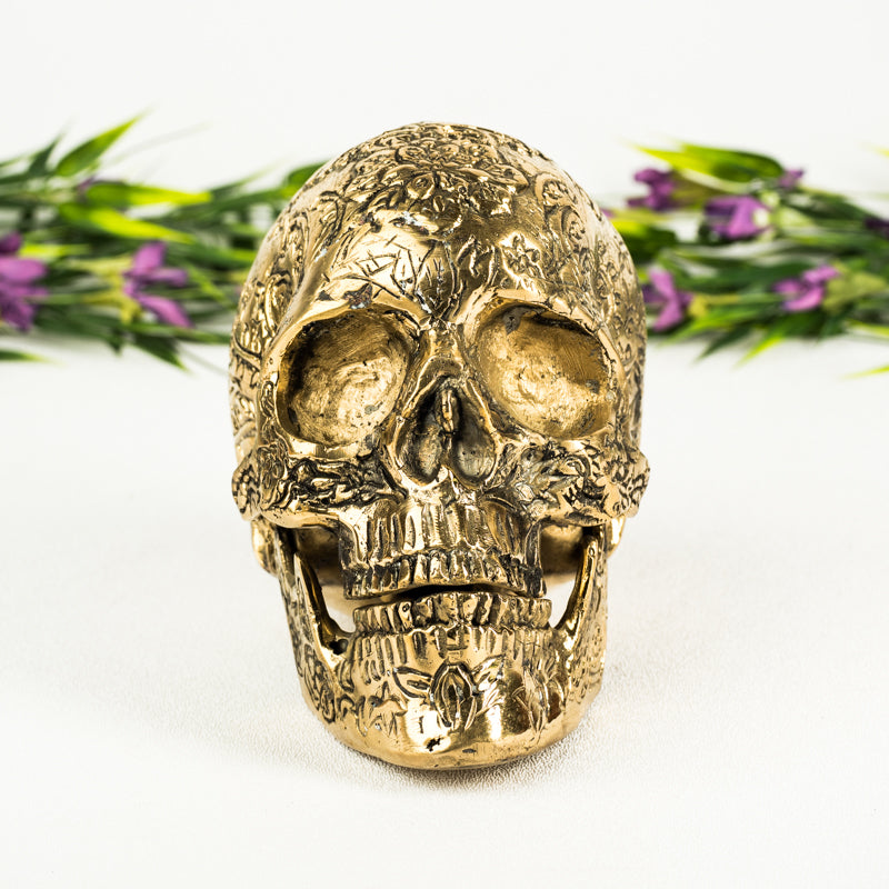 Brass Skull Crystal Skull Crystal Magic