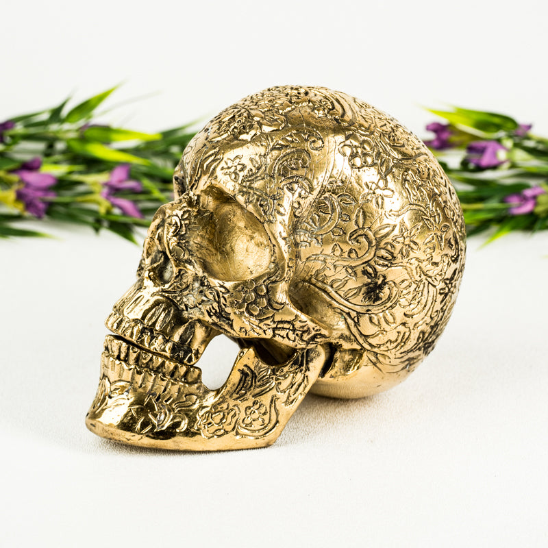 Brass Skull Crystal Skull Crystal Magic