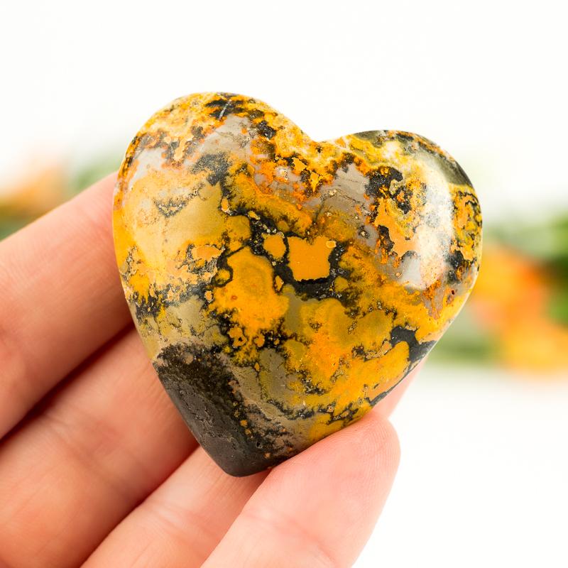 Bumblebee Jasper Heart Crystal Heart Crystal Magic online