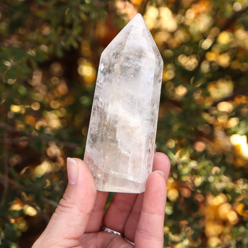 Clear Calcite Point