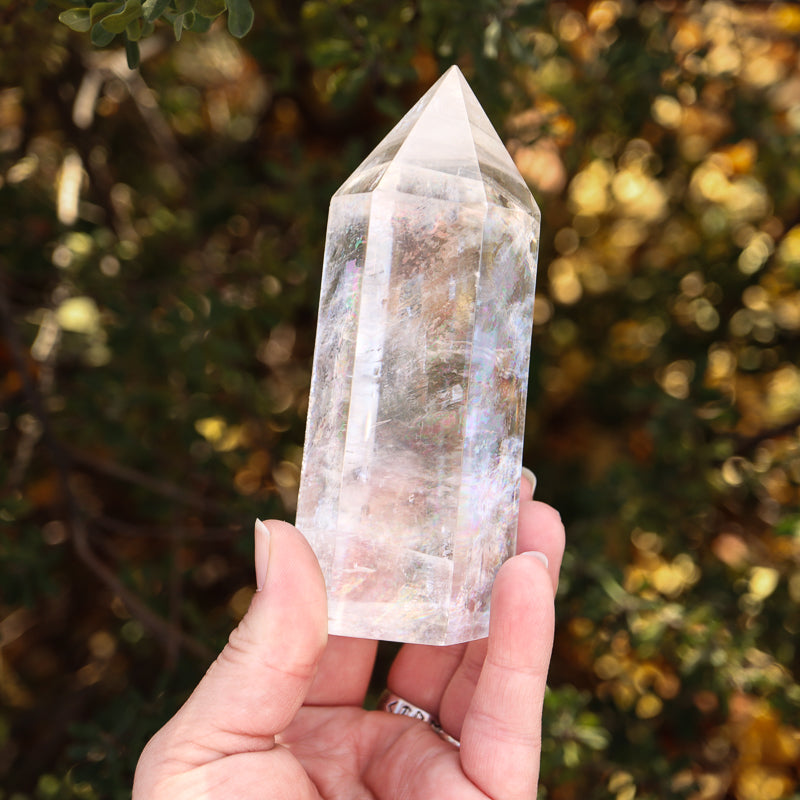 Clear Calcite Point