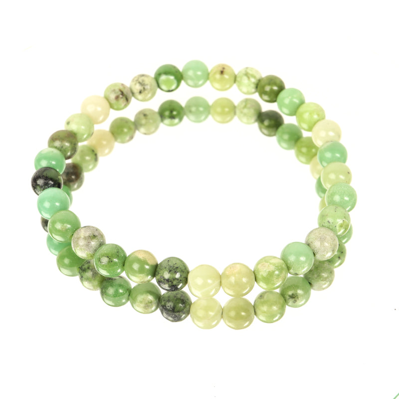 Chrysoprase Bracelet Jewelry: Bracelet Milk and Honey 6mm