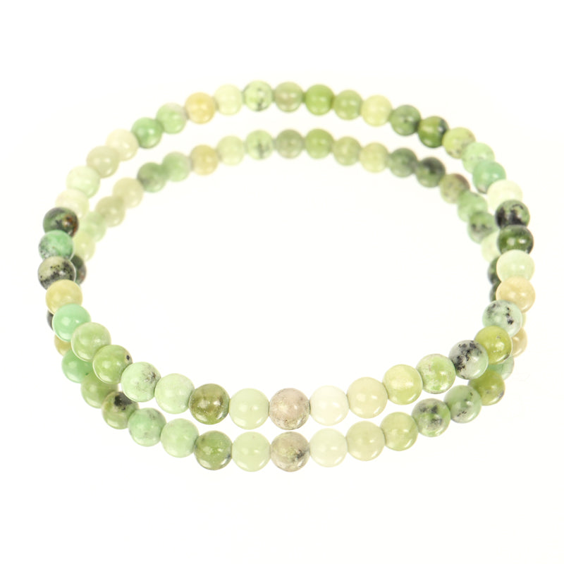 Chrysoprase Bracelet Jewelry: Bracelet Milk and Honey 4mm