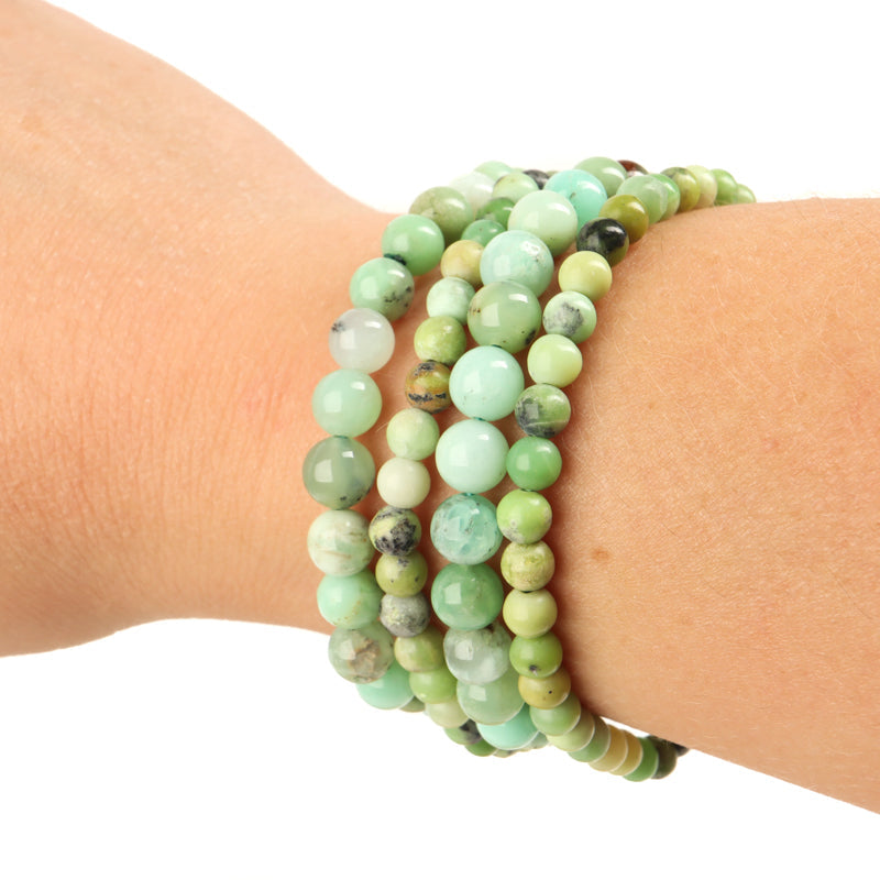 Chrysoprase Bracelet Jewelry: Bracelet Milk and Honey
