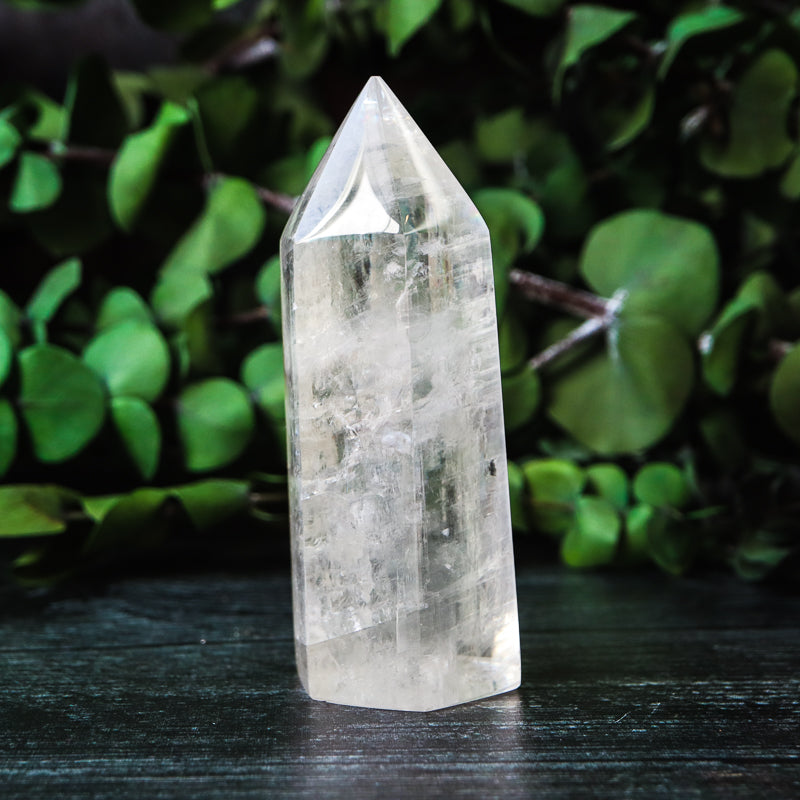 Clear Calcite Point