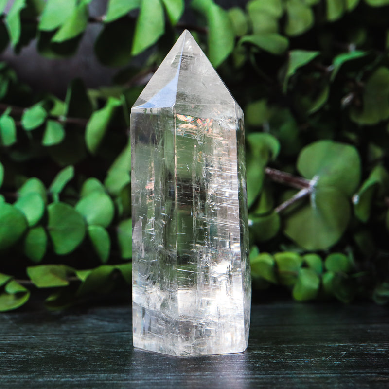 Clear Calcite Point