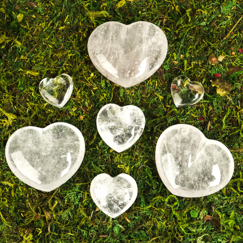 Clear Quartz Heart Crystal Heart Crystal Magic