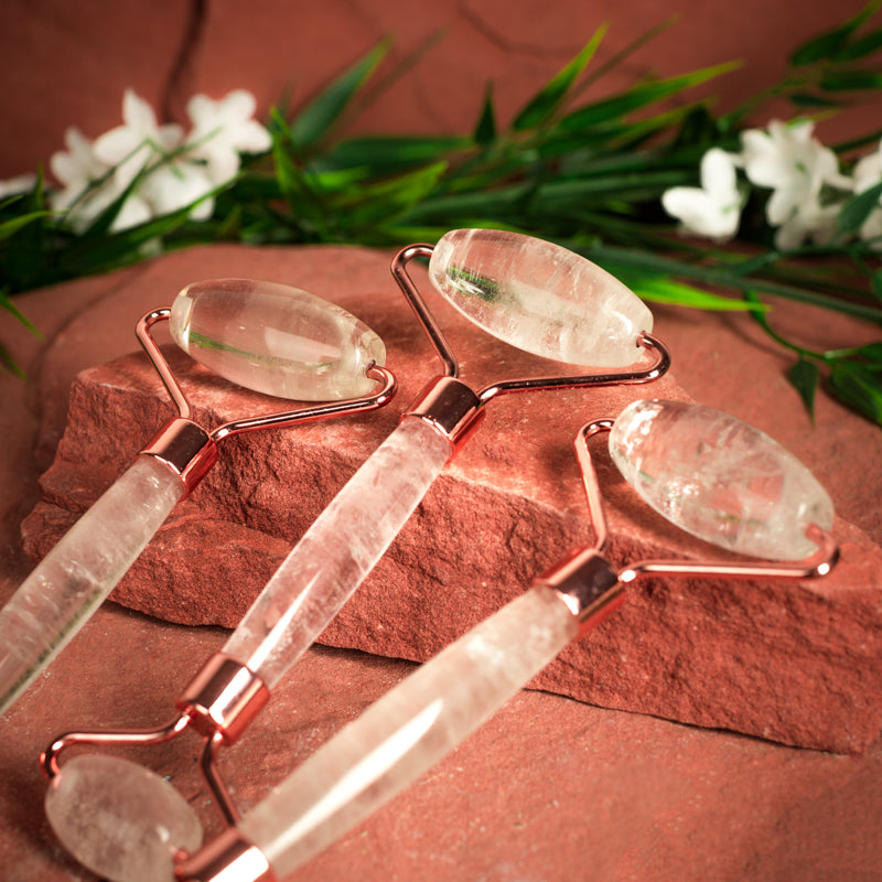 Clear Quartz Massage Roller Body Care: Massage Roller Crystal Magic online