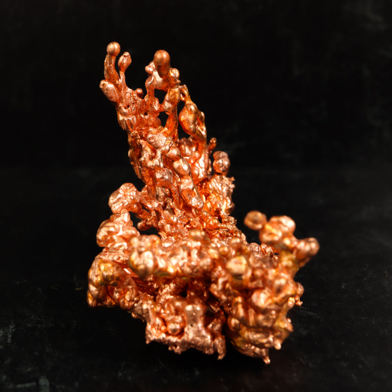 Abstract Copper Free Form Crystal Free Form Aquarius