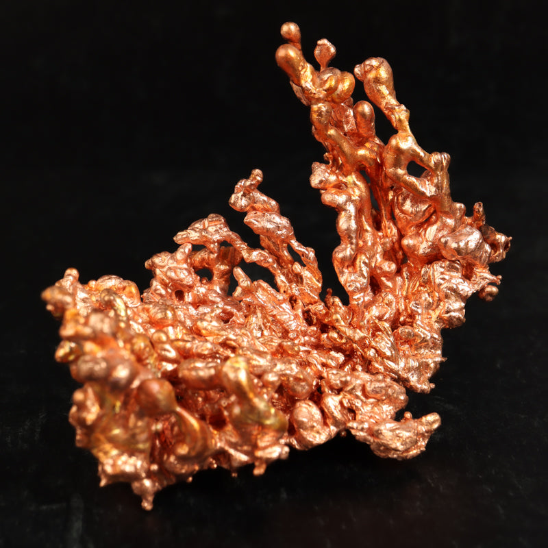 Abstract Copper Free Form Crystal Free Form Aquarius
