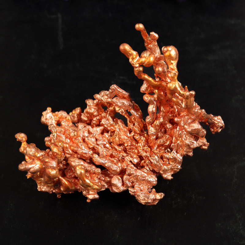 Abstract Copper Free Form Crystal Free Form Aquarius