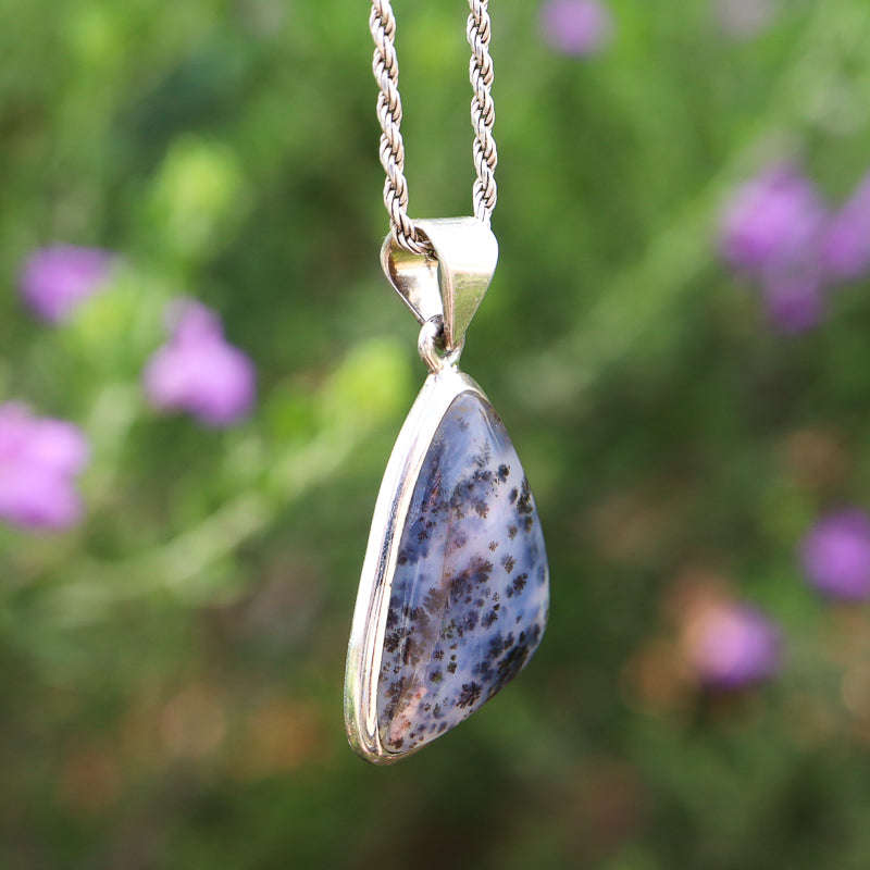 Dendritic Agate Pendant Jewelry: Pendant Starborn Creations 