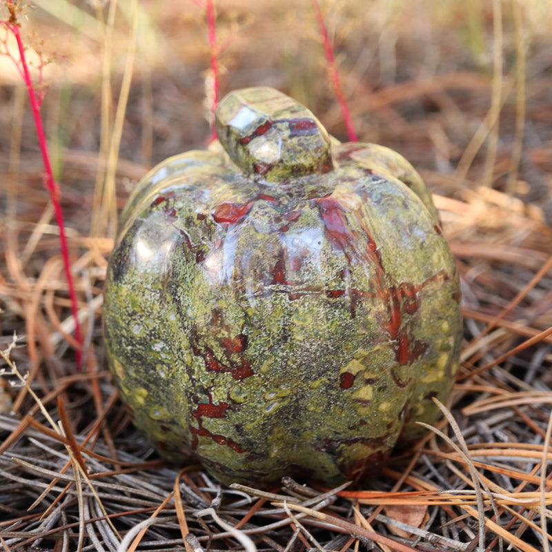 Dragons Blood Jasper Pumpkin