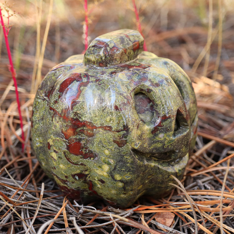 Dragons Blood Jasper Pumpkin