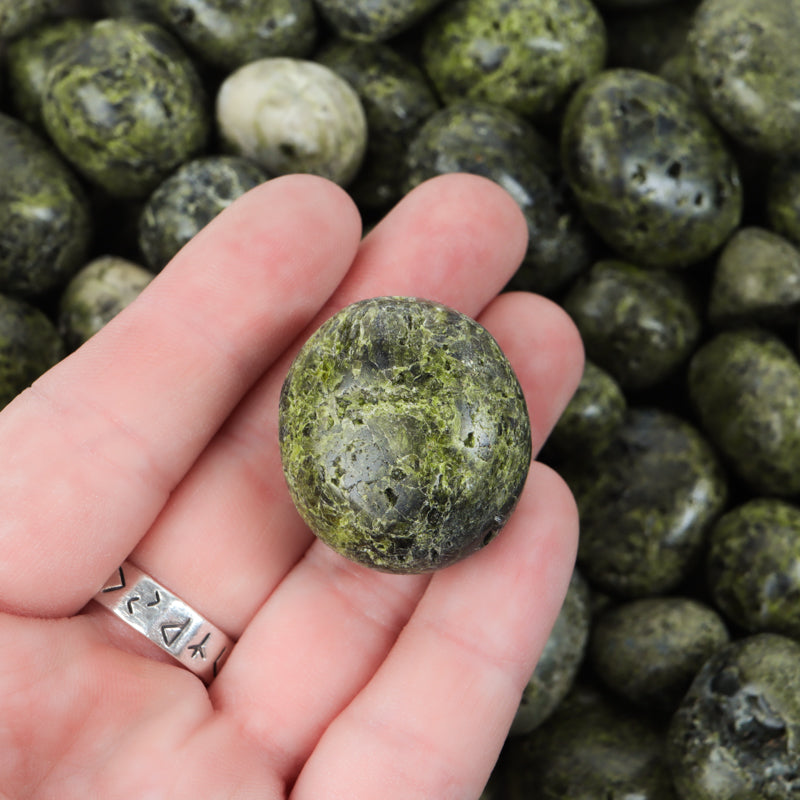 Epidote Tumbled Crystal Tumbled Crystal Magic
