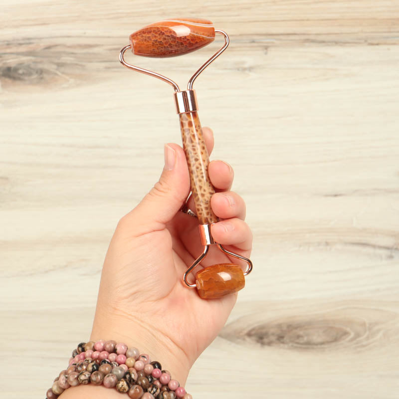 Fire Agate Massage Roller Body Care: Massage Roller Crystal Magic online