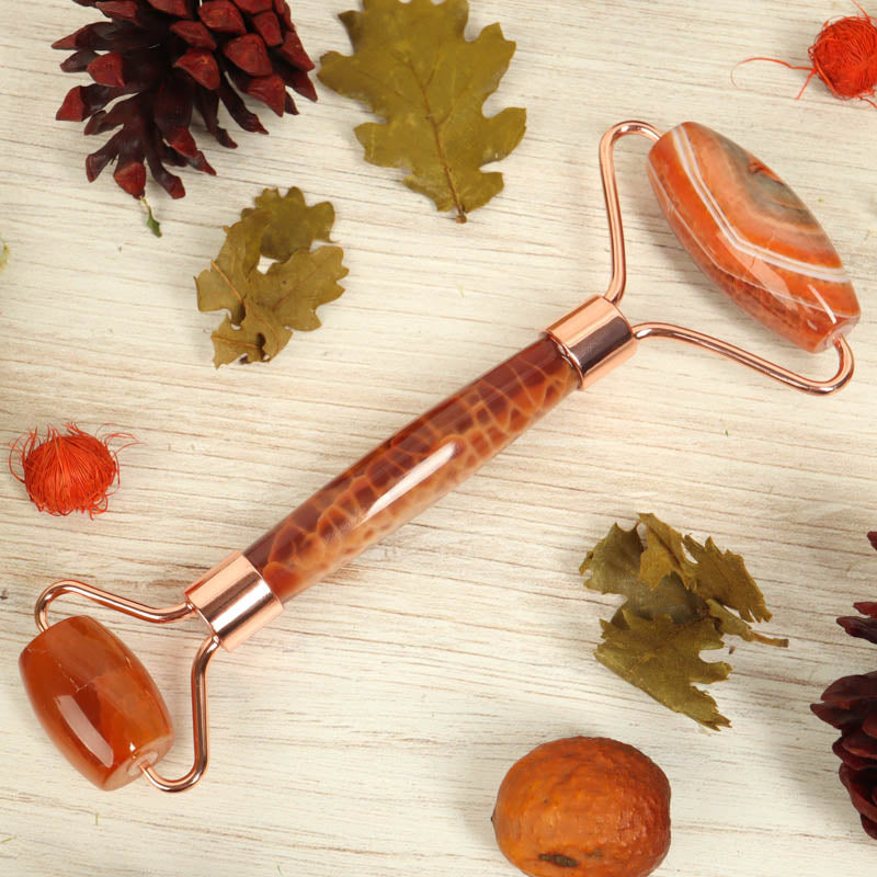Fire Agate Massage Roller Body Care: Massage Roller Crystal Magic online
