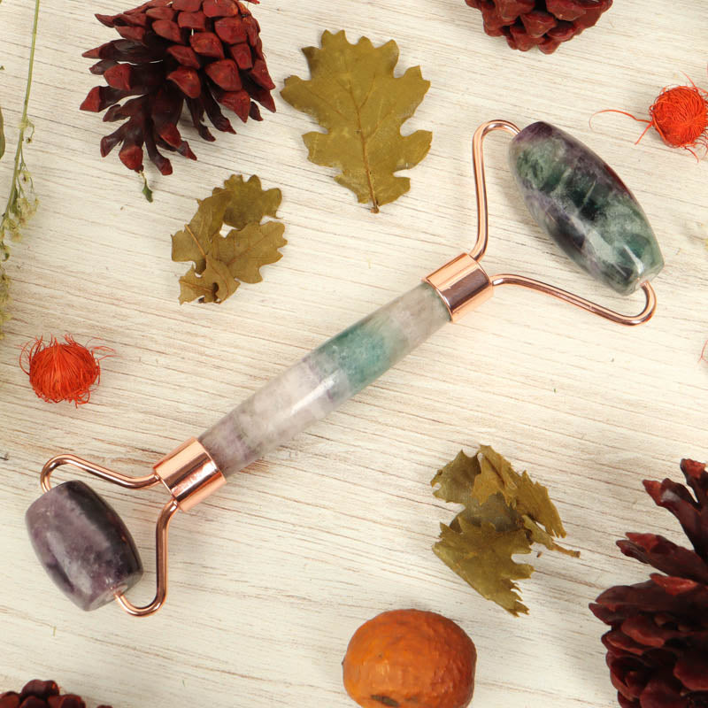 Fluorite Massage Roller Body Care: Massage Roller Crystal Magic online 