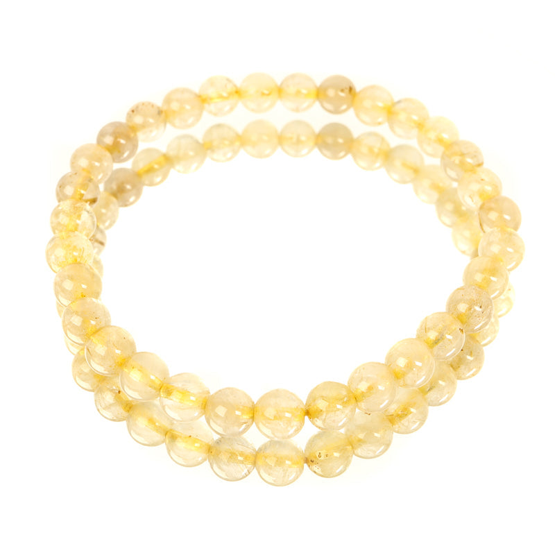 Gold Rutilated Quartz Bracelet Jewelry: Bracelet Crystal Magic 6mm