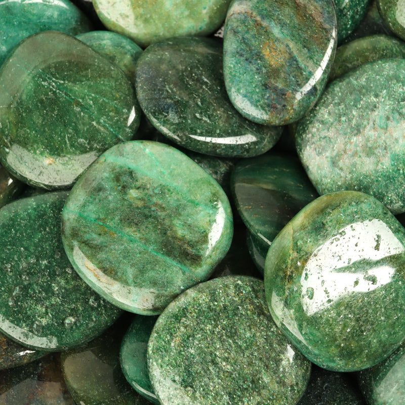 Fuchsite Palm Stone Crystal Palm Stones Aquarius