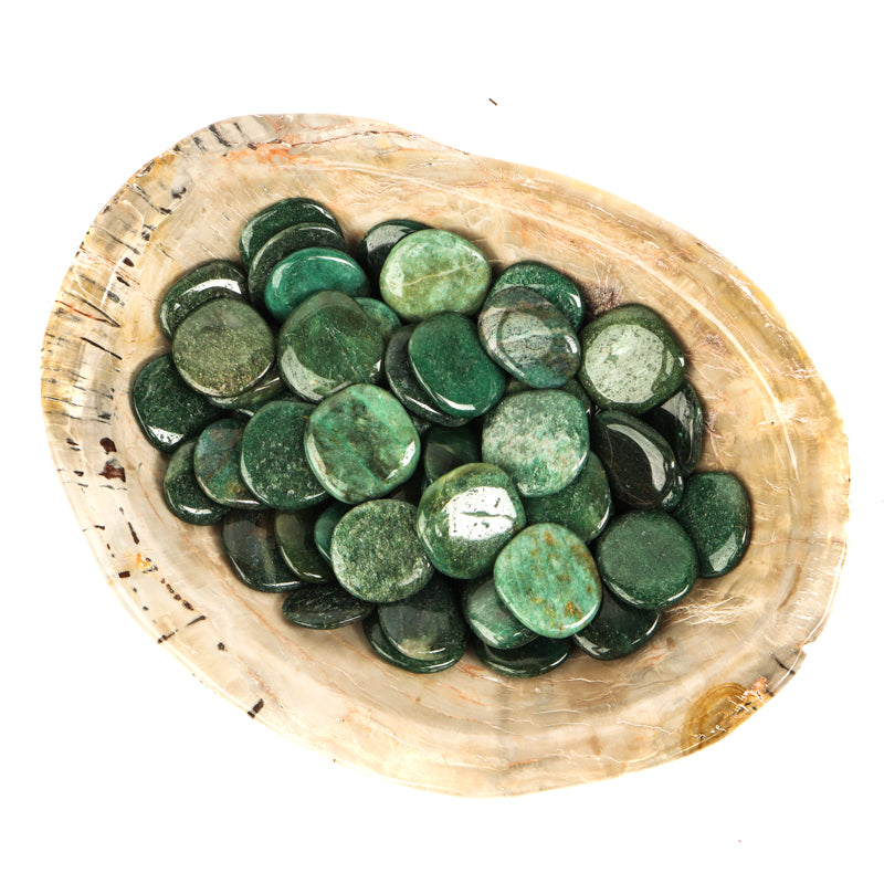 Fuchsite Palm Stone Crystal Palm Stones Aquarius