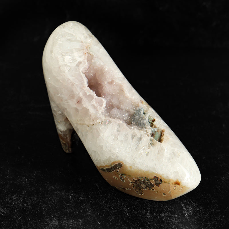 Pink Amethyst Stiletto Crystal Carvings Aquarius