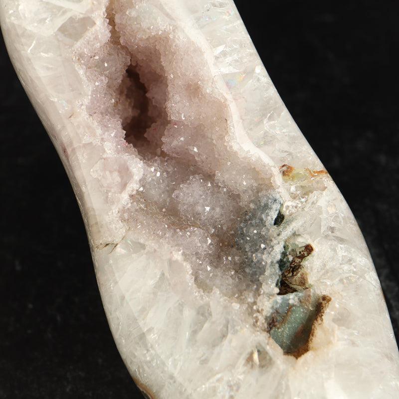 Pink Amethyst Stiletto Crystal Carvings Aquarius