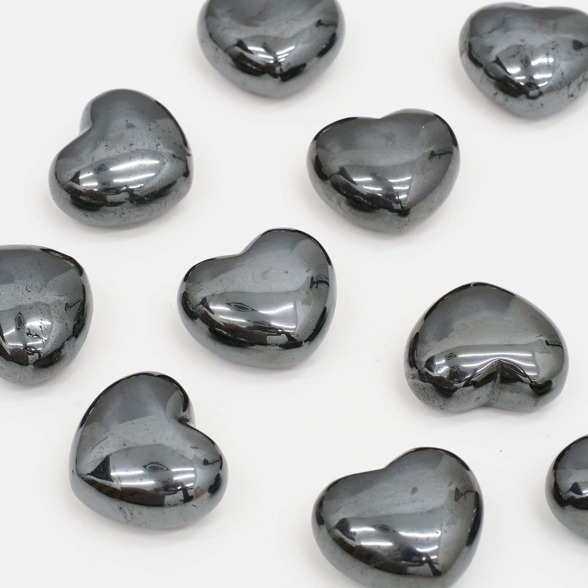 Hematite Heart Crystal Heart Aquarius