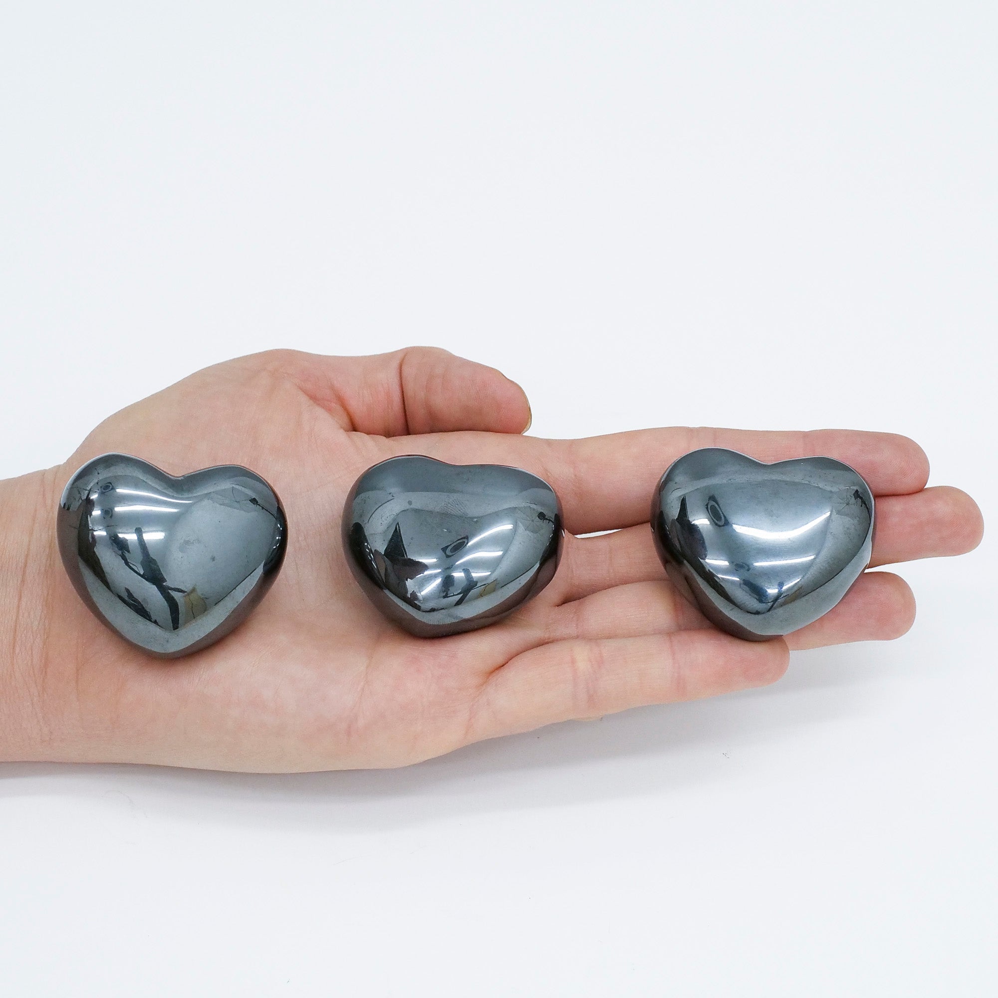 Hematite Heart Crystal Heart Aquarius