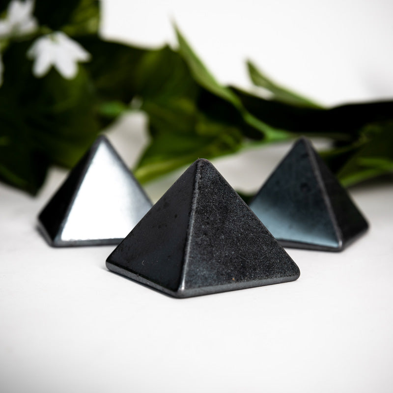 Hematite Pyramid Crystal Pyramid Aquarius