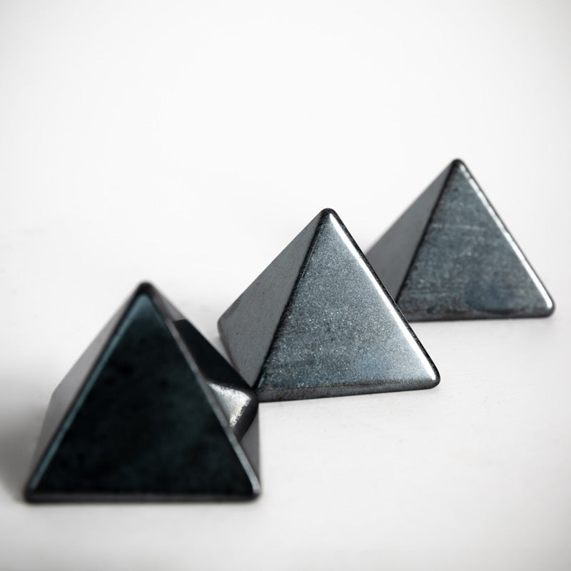 Hematite Pyramid Crystal Pyramid Aquarius