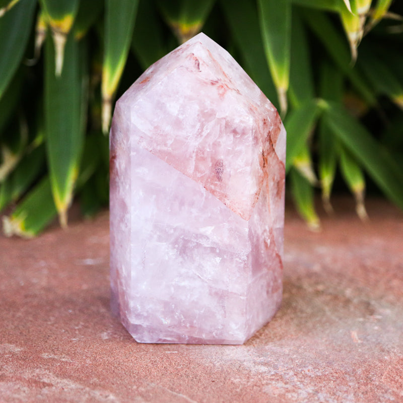 Quartz With Hematite Crystal Point Crystal Point Crystal Magic