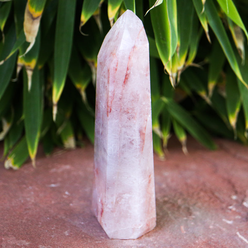 Quartz With Hematite Crystal Point Crystal Point Crystal Magic