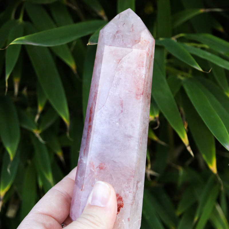 Quartz With Hematite Crystal Point Crystal Point Crystal Magic