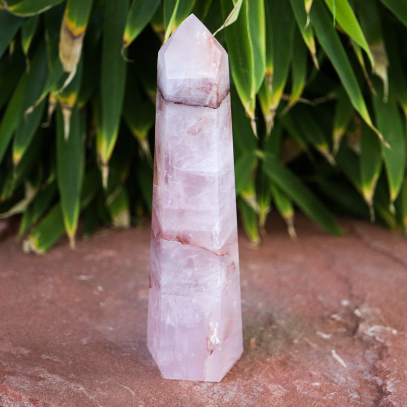 Quartz With Hematite Crystal Point Crystal Point Crystal Magic