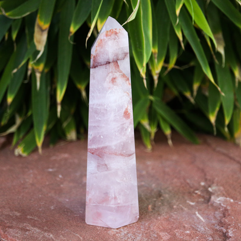 Quartz With Hematite Crystal Point Crystal Point Crystal Magic