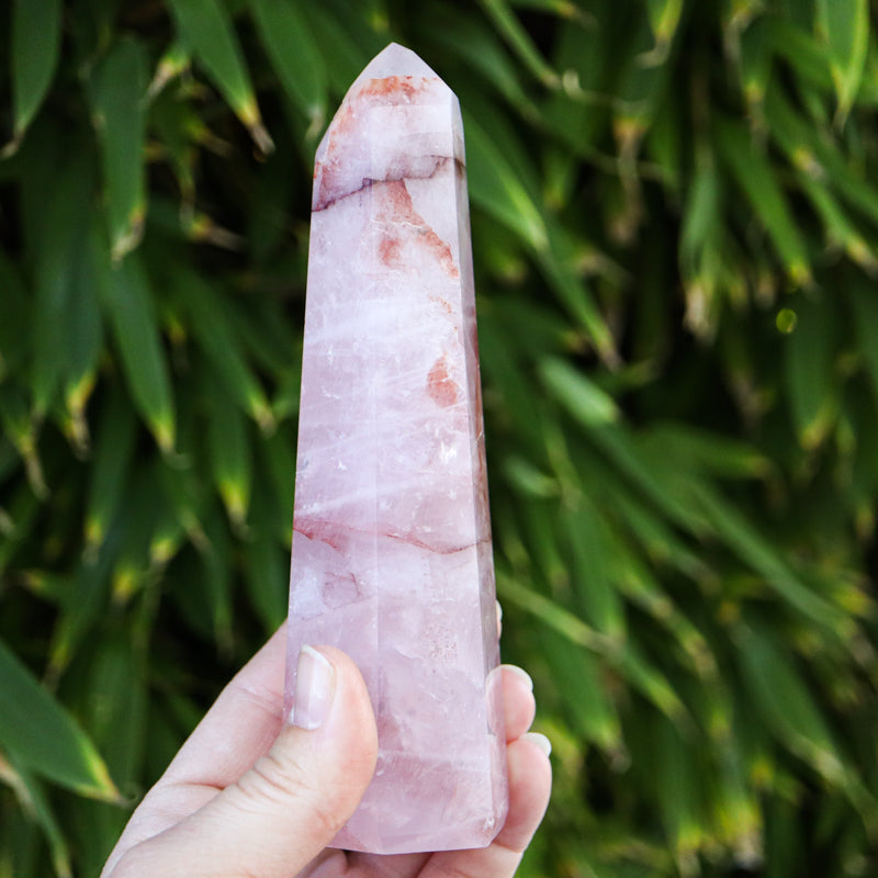 Quartz With Hematite Crystal Point Crystal Point Crystal Magic