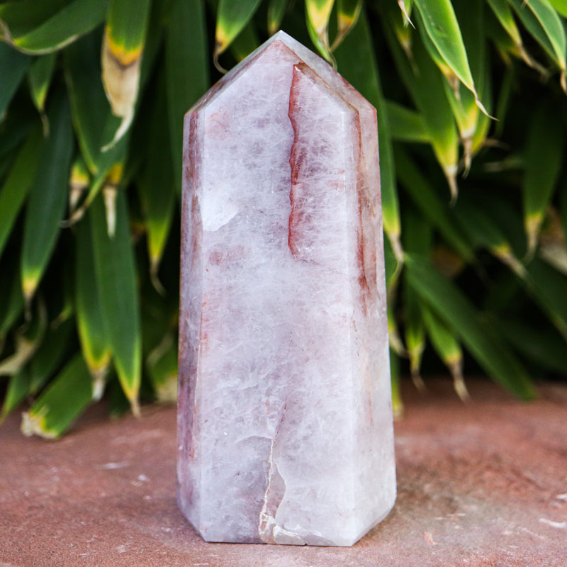 Quartz With Hematite Crystal Point Crystal Point Crystal Magic 