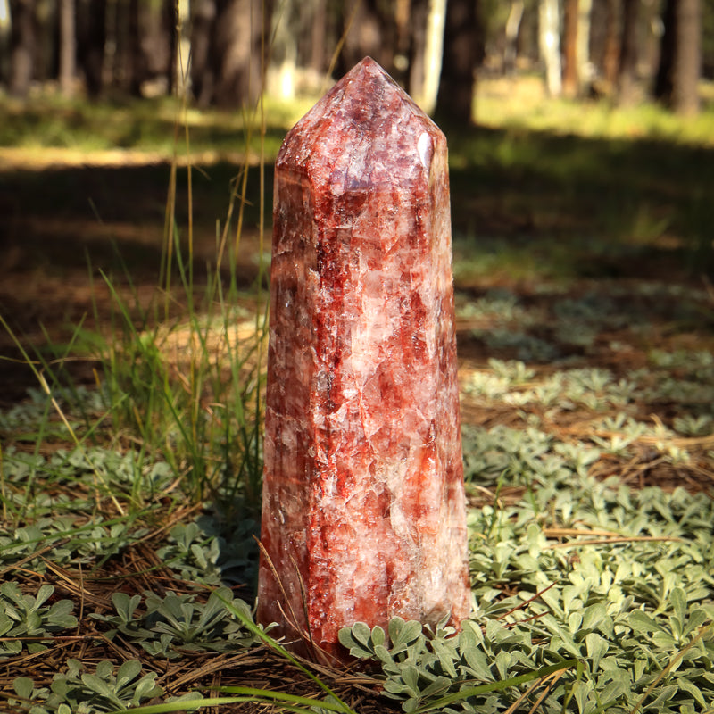 Hematoid Quartz Tower