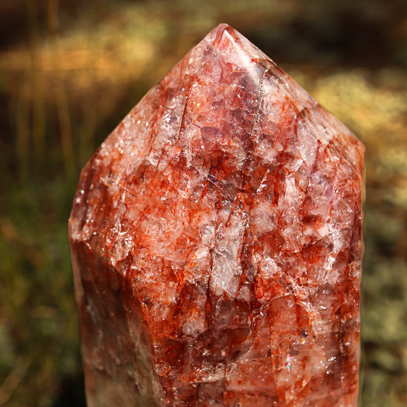 Hematoid Quartz Tower