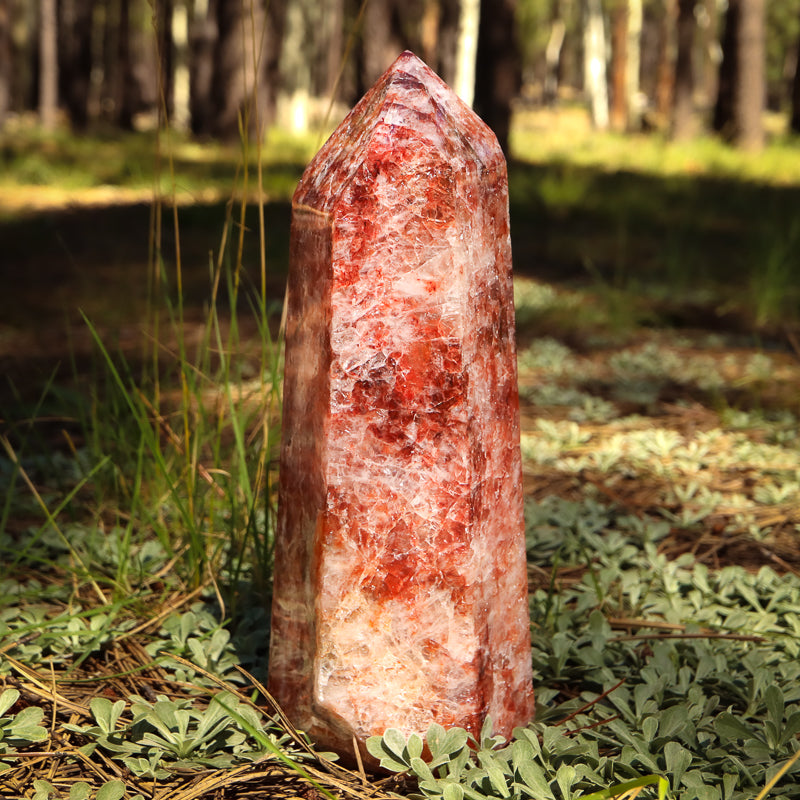 Hematoid Quartz Tower