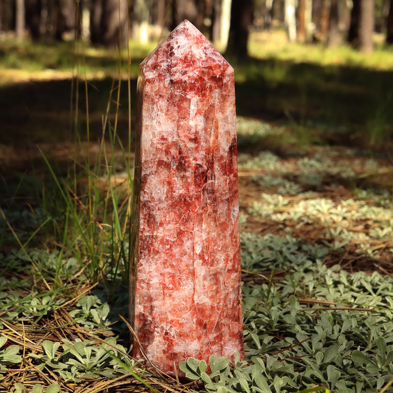Hematoid Quartz Tower