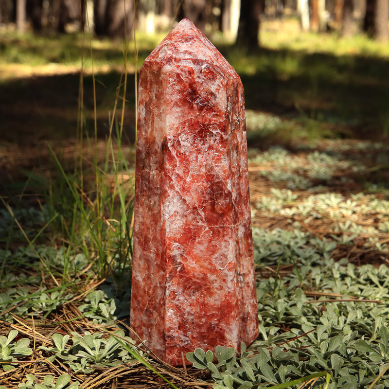 Hematoid Quartz Tower