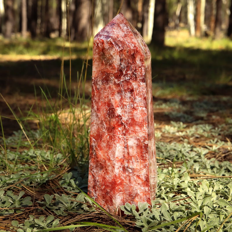 Hematoid Quartz Tower