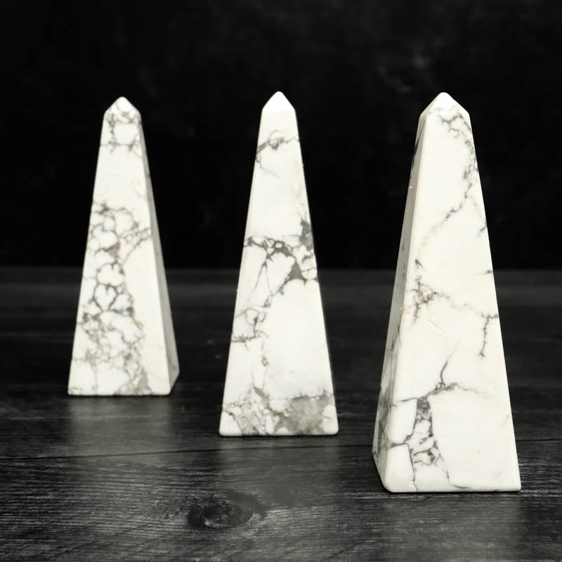 Howlite Obelisk