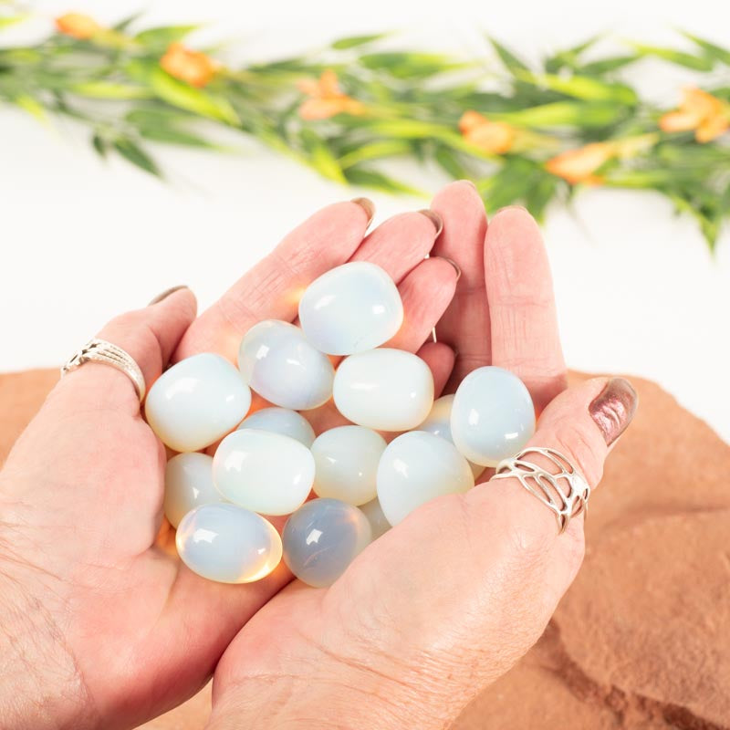 Opalite Tumbled Crystal Tumbled Crystal Magic Round