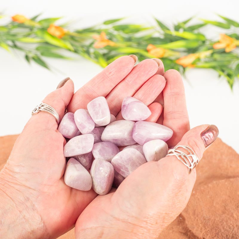 Kunzite Tumbled Crystal Tumbled Aries