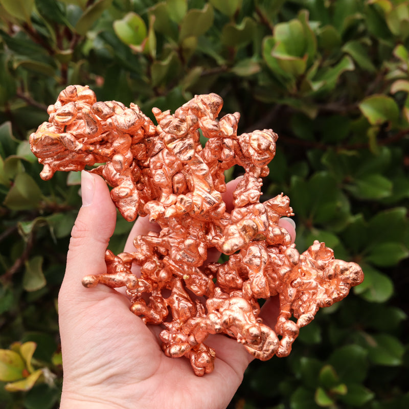 Abstract Copper Free Form Crystal Free Form Aquarius